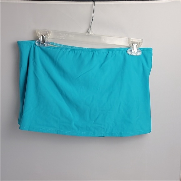 Shape FX NWOT NEW Turquoise Skirted Swim Skirt Bottoms - Picture 2 of 10